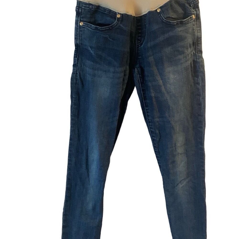 Pre Owned Women’s Gap 1969 Maternity Jeans Always Skinny Sz 27/4 Comfort Style